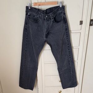 Vintage Levi's Straight Jeans - faded black